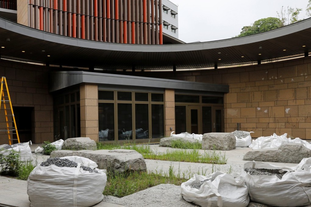 The new American Institute in Taiwan, still under construction in Taipei, will hold opening ceremonies on June 12. But no top US officials will be attending the event. Photo: Reuters