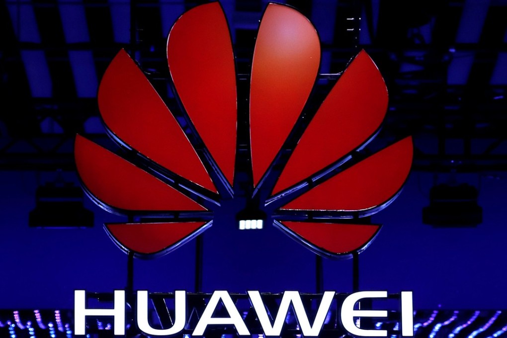 The Huawei logo is seen during the Mobile World Congress in Barcelona, Spain, in February. Photo: Reuters