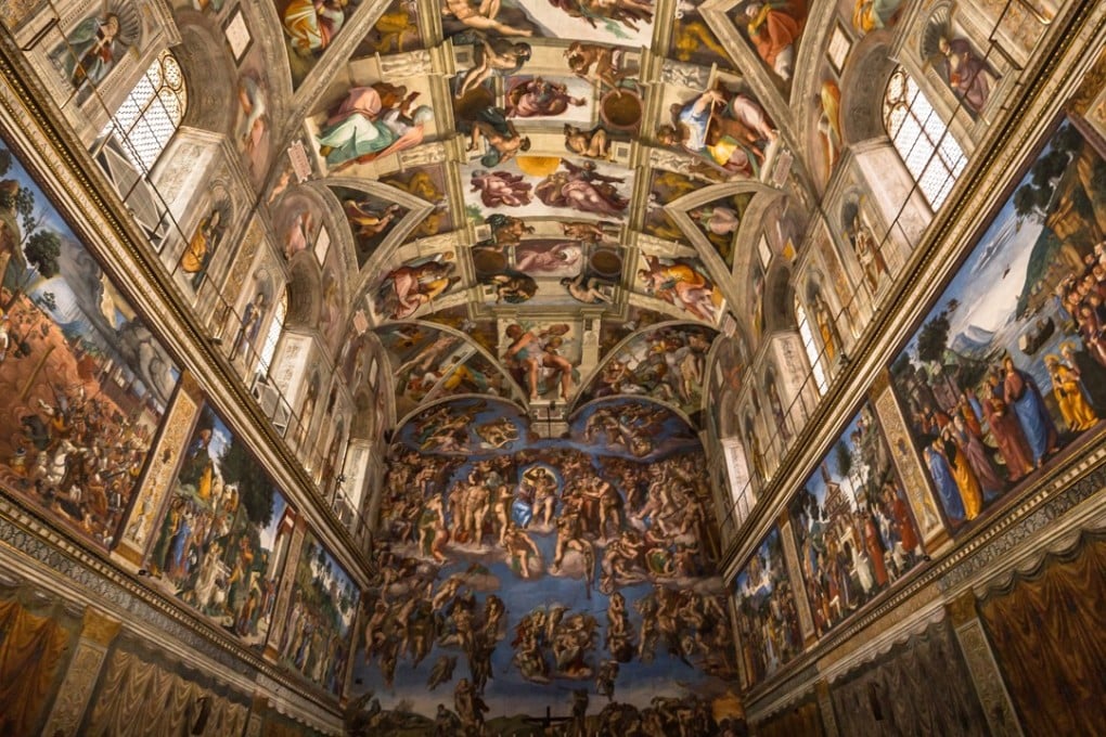 Ceiling of the Sistine chapel in the Vatican Museum, Vatican City. Photo: Shutterstock