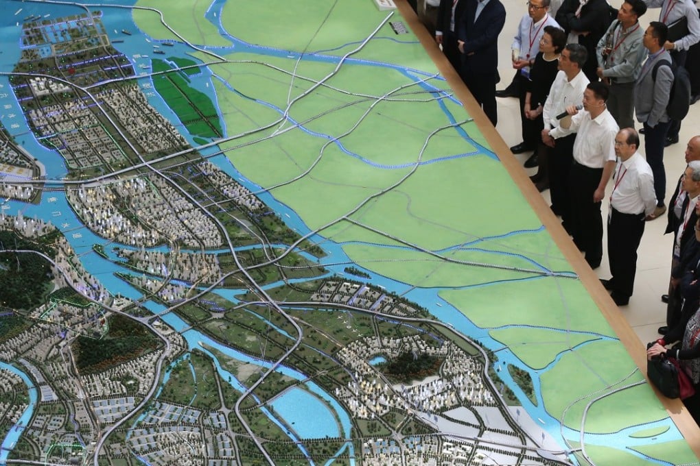 The bay area plan is a scheme by the central government to link cities in the Pearl River Delta into an integrated economic and business hub. Photo: Dickson Lee