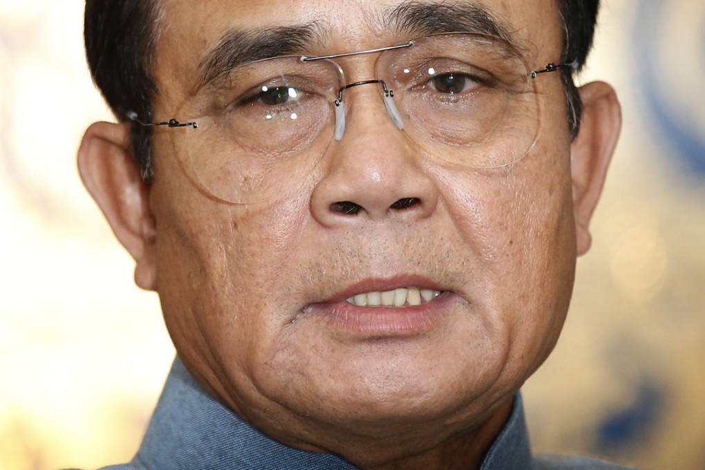 Thai Prime Minister Prayut Chan-ocha. The Thai junta is seeking US$10 billion from the security budget for the military, ahead of next years democratic elections. Photo: EPA