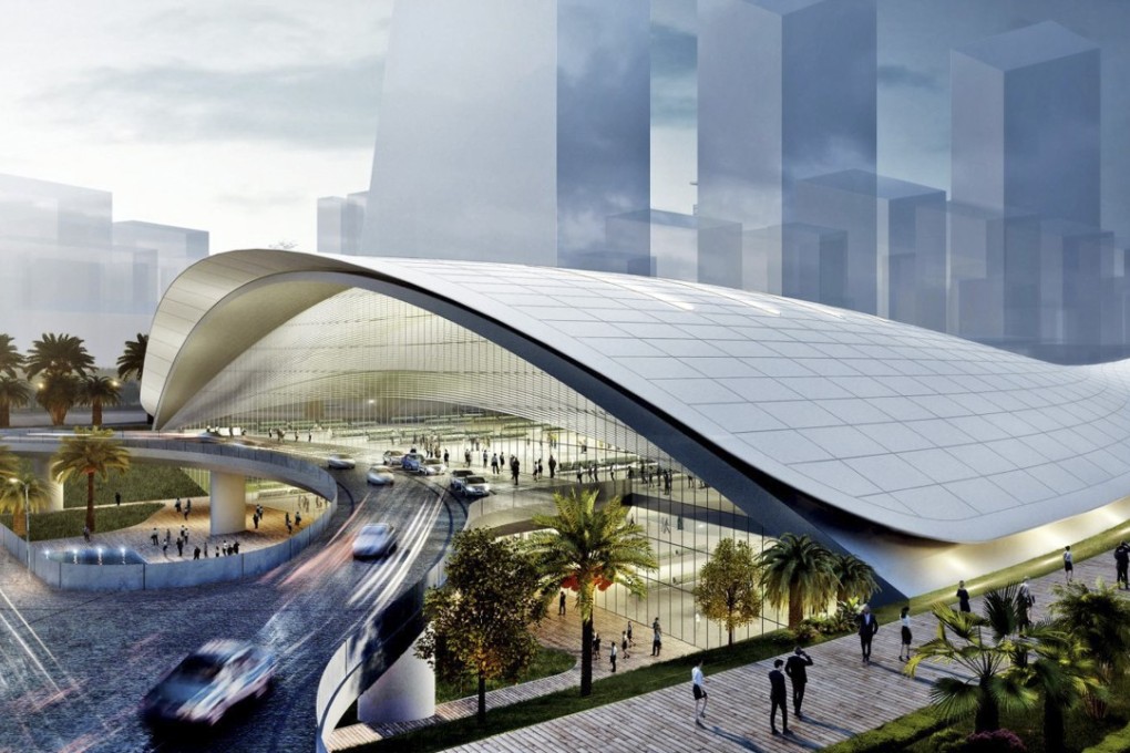 An artist’s impression of the Singapore terminus for the high-speed rail link between the Lion City and Kuala Lumpur.