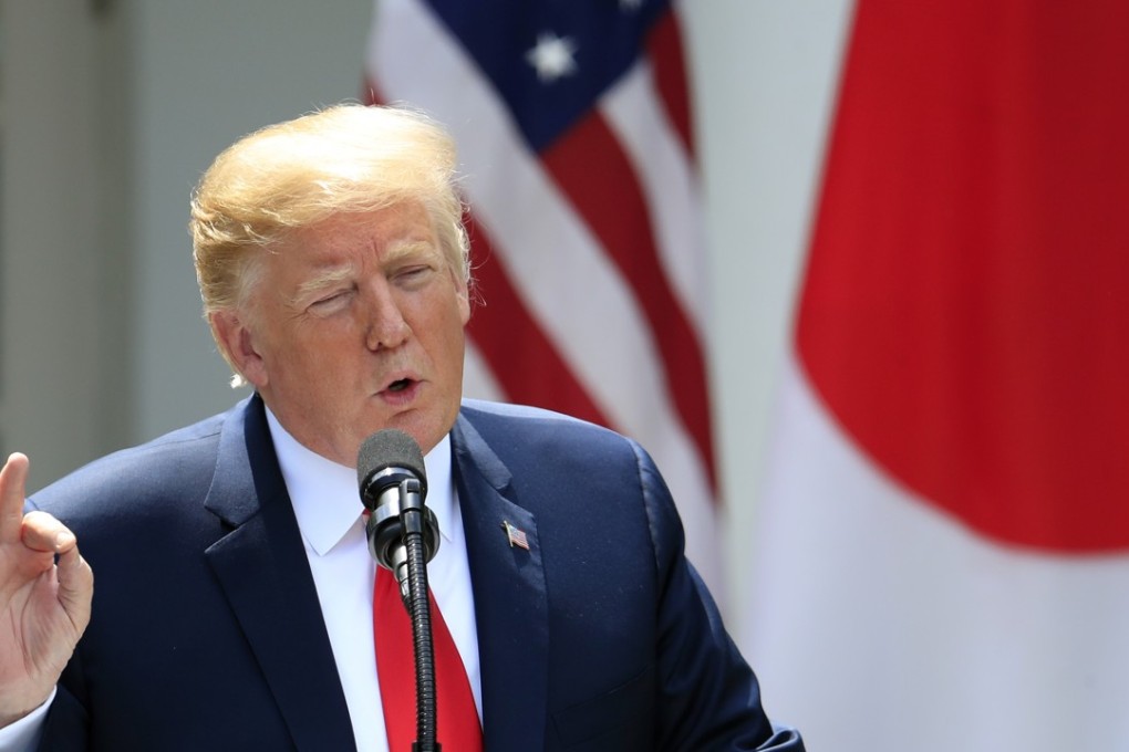 US President Donald Trump on Thursday. Photo: AP