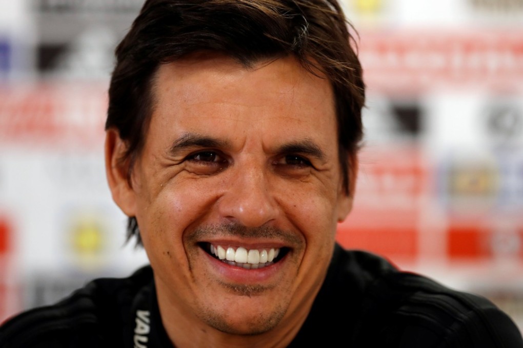 Wales manager Chris Coleman during a pre-game press conference in 2017. Photo: Reuters