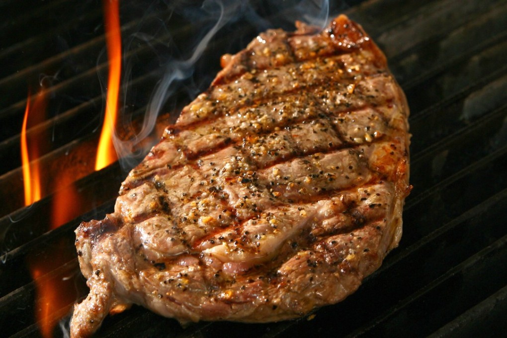 Hongkongers are eating the equivalent of at least two 10oz steaks per person every day, a study found. Photo: SCMP