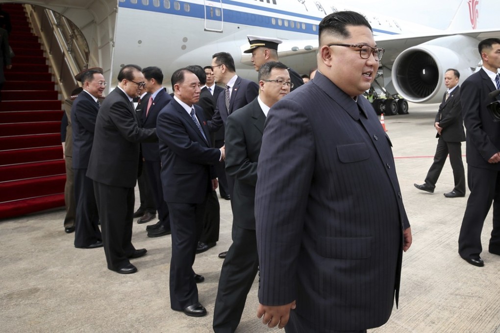 North Korean leader Kim Jong-un arrives at Changi International Airport ahead of his summit with President Donald Trump. Photo: Ministry of Communications and Information of Singapore via AP