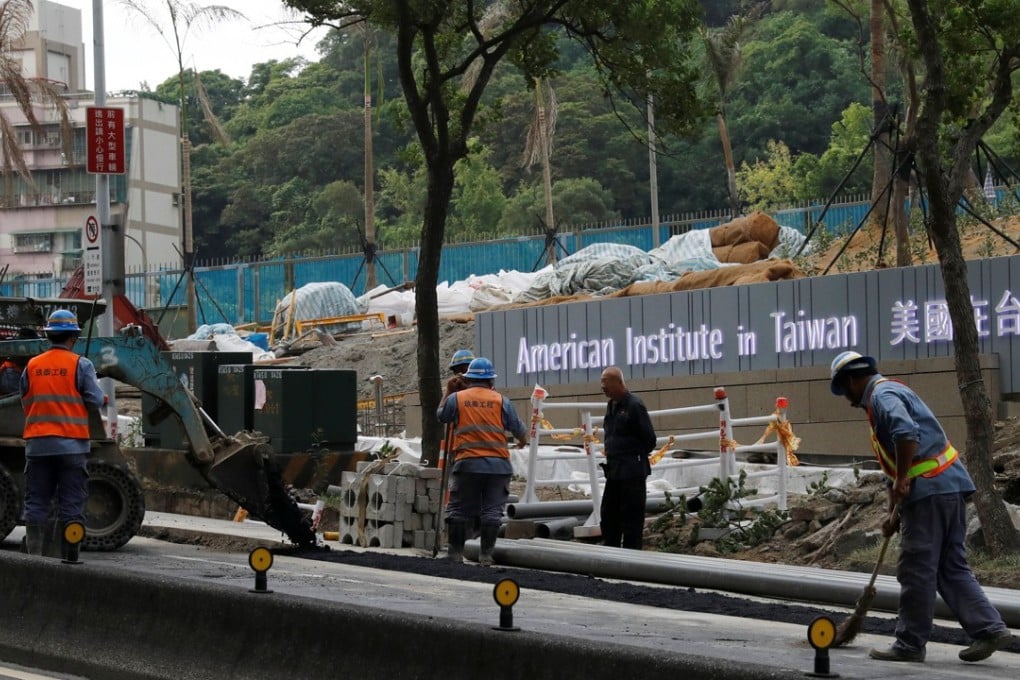 An unveiling ceremony for the new US$250 million American Institute in Taiwan will be held on Tuesday morning in Taipei. Photo: Reuters