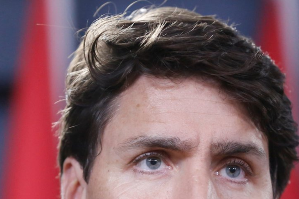 A theory that Justin Trudeau has fake eyebrows took over the Interne. Photo: Chris Wattie/Reuters