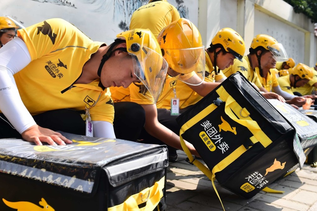 Meituan Dianping, which operates food delivery service Meituan Waimai, was most recently valued at US$30 billion, making it the world’s fourth most valuable start-up, according to CB Insights. Photo: Xinhua