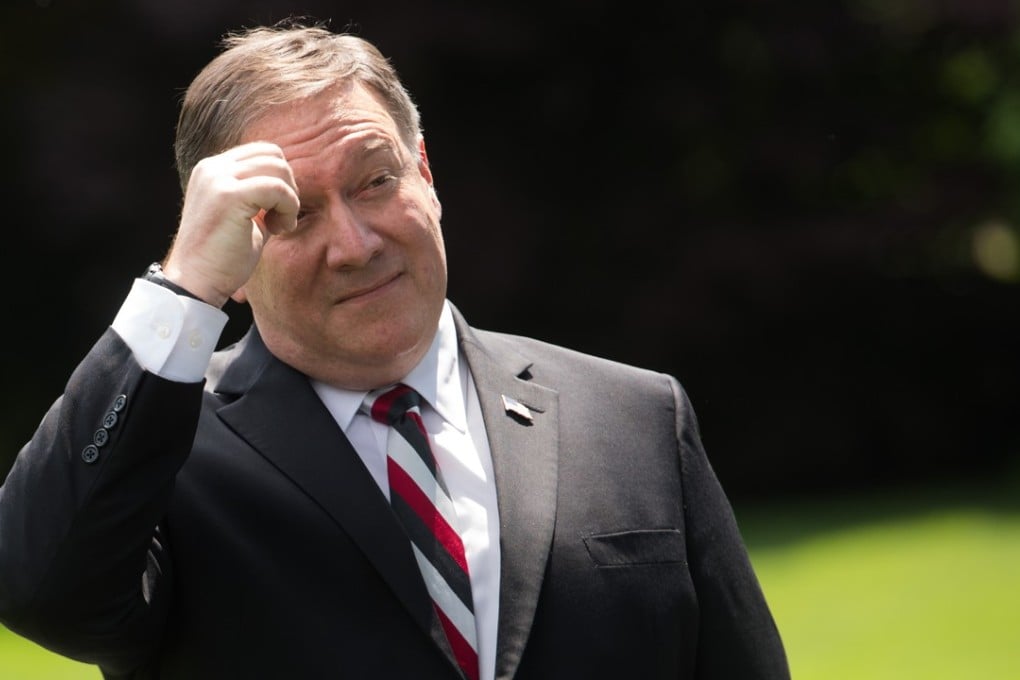 Comments from Secretary of State Mike Pompeo published by the US State Department listed Singapore as part of Malaysia. Photo: AFP