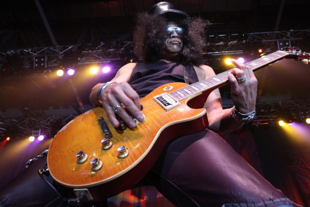 British-born guitarist Slash will perform in Hong Kong with Guns N’ Roses in November. Photo: AFP