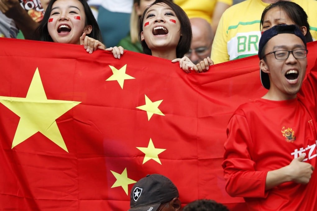 China dreams of one day hosting the World Cup. Photo: EPA