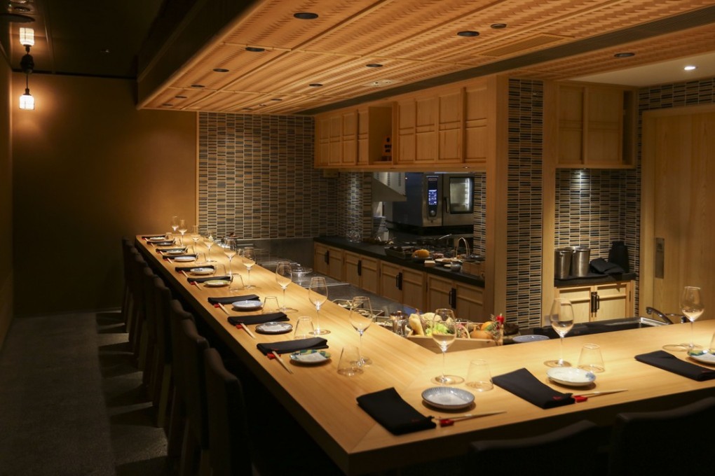The best seats in Haku are at the chef’s counter . Photo: Xiaomei Chen