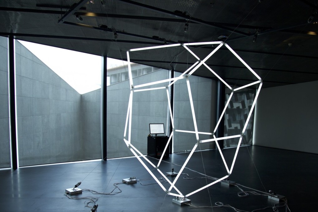 Plato’s Cube (2017), by Wang Yuyang, which was part of Zhi Art Museum’s “Open” exhibition in April. Picture: Zhi Art Museum