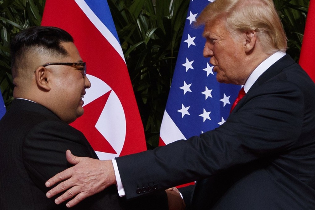 North Korean leader Kim Jong-un meets US President Donald Trump. Photo: AP