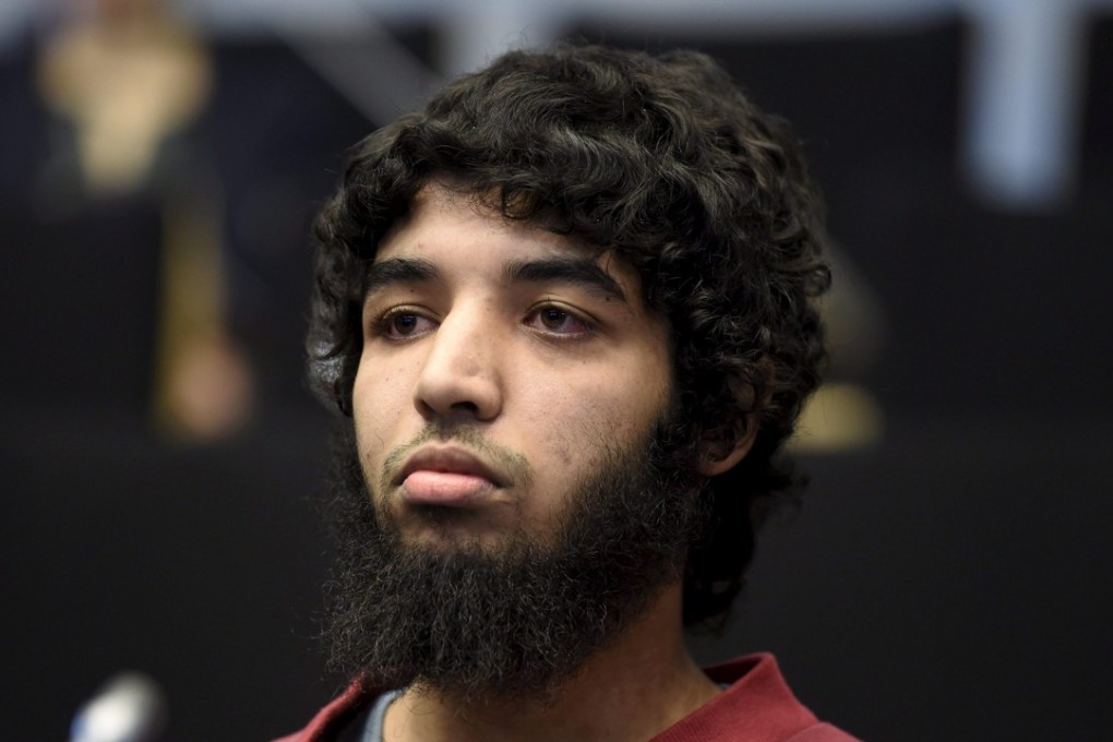 Abderrahman Bouanane at his trial in Turku, Finland in April, 2018. Photo: Reuters