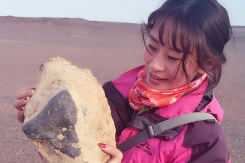 Yang Kexin shares 300 of her collection of meteorites with the public for free at her southwest China museum. Photo: Handout