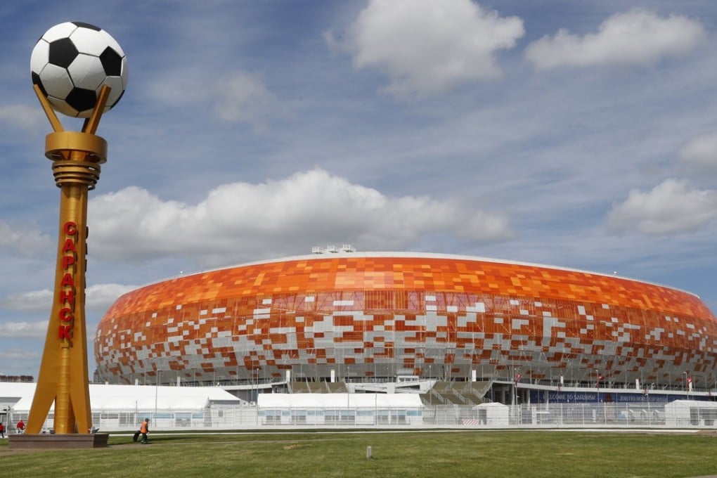 The Mordovia Arena in Saransk, Russia. Photo: AP