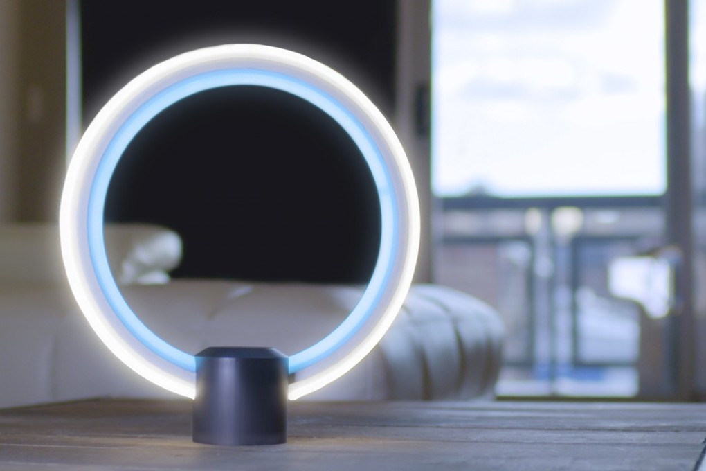 A table lamp connected to Amazon’s Alexa voice command system. Photo: Handout