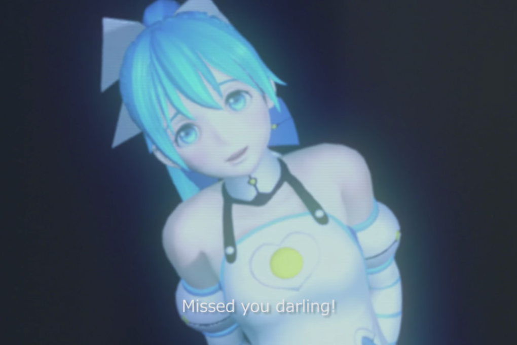 Azumi Hikari, the sprightly anime assistant projected as a hologram in a glass tube called Gatebox. Photo: Handout