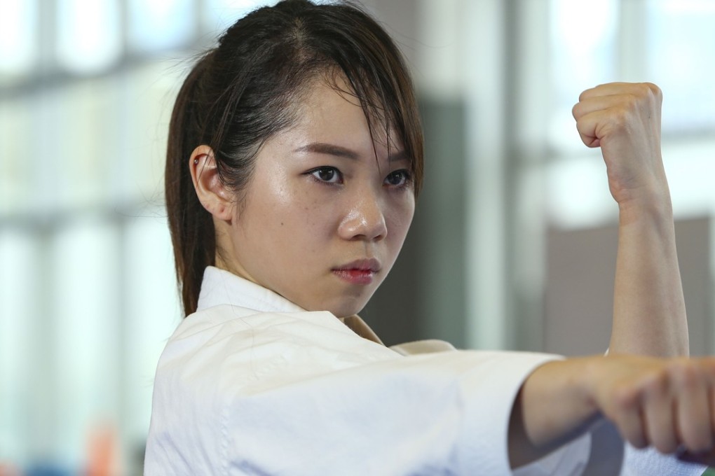 Grace Lau prepares for the Asian Games at the Hong Kong Sports Institute. Photos: Edmond So