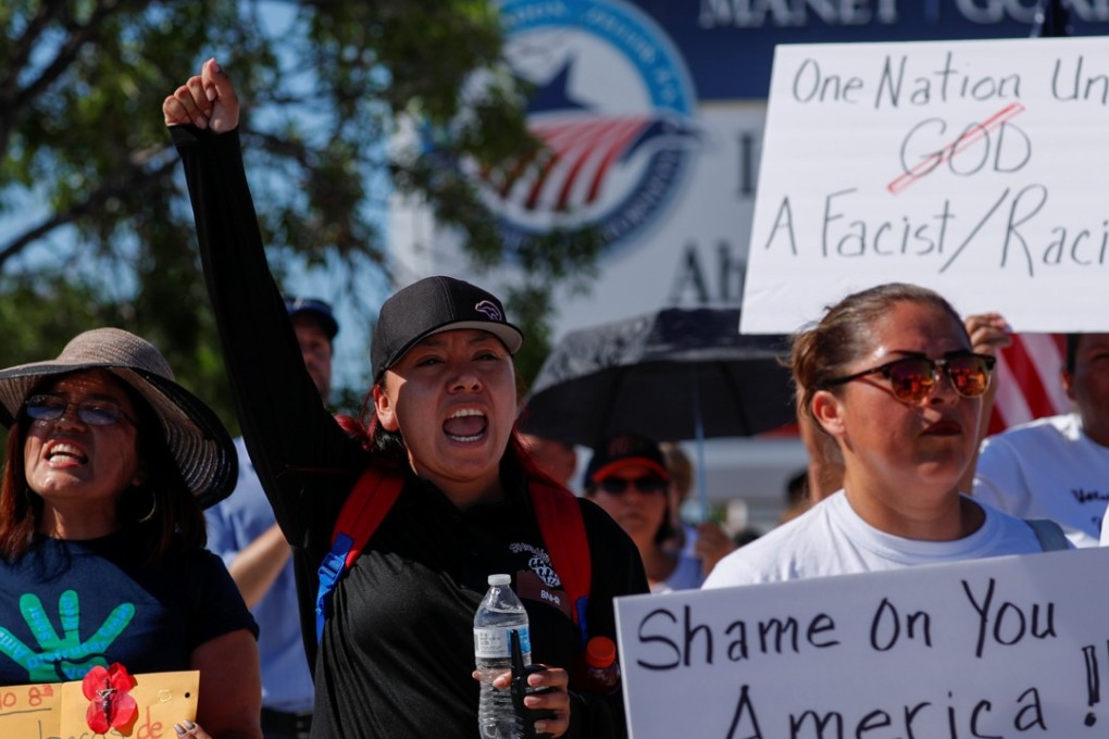 Immigration advocates from the Border Network for Human Rights march to protest the administration's “zero tolerance policy” on immigration in El Paso, Texas, on Tuesday. Photo: Reuters