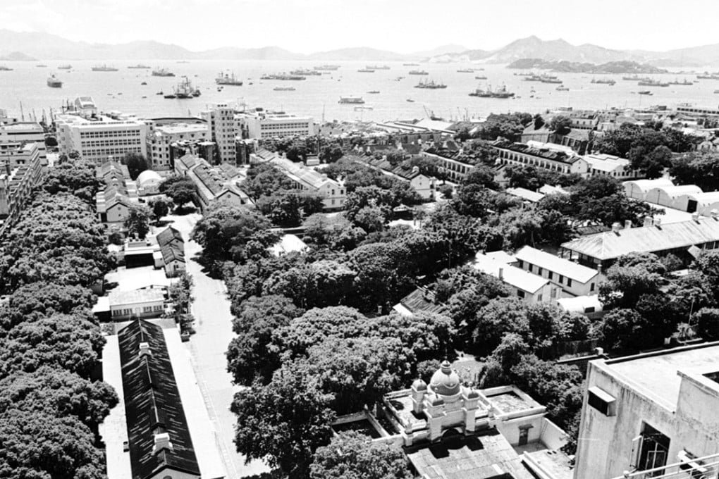 The Whitfield Barracks in Tsim Sha Tsui, in 1968.