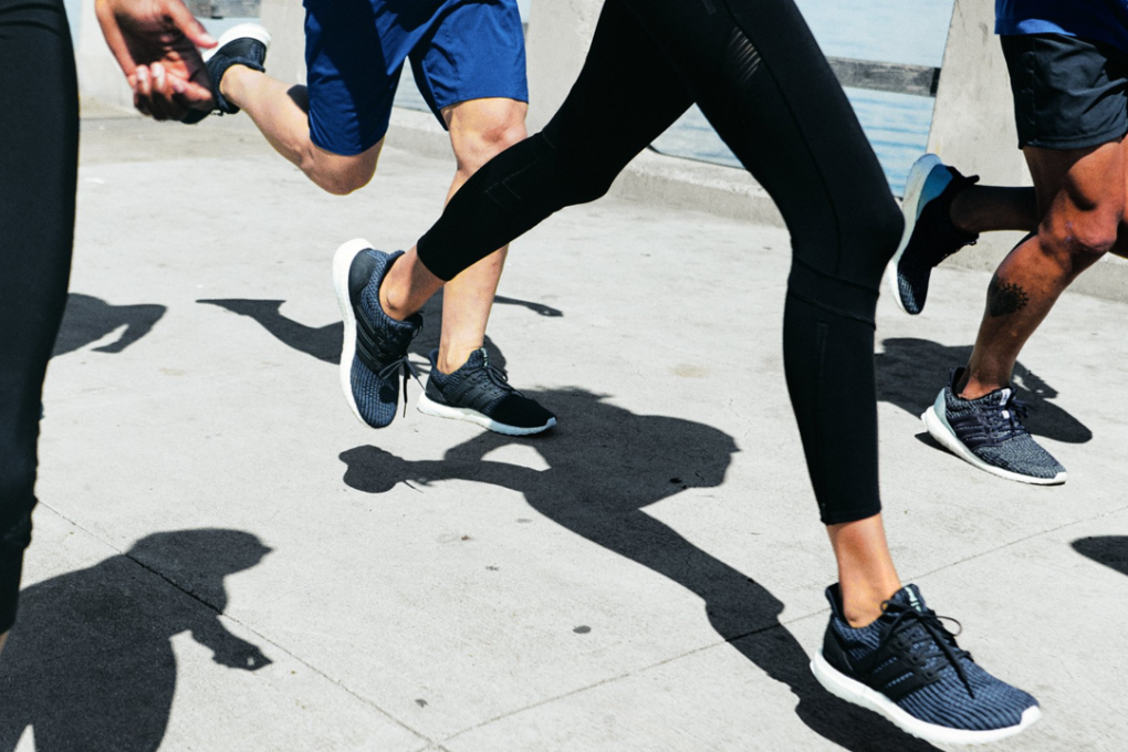 The Adidas x Parley line is made from plastic marine waste and is available in Hong Kong. Picture: Twitter / @parleyxxx