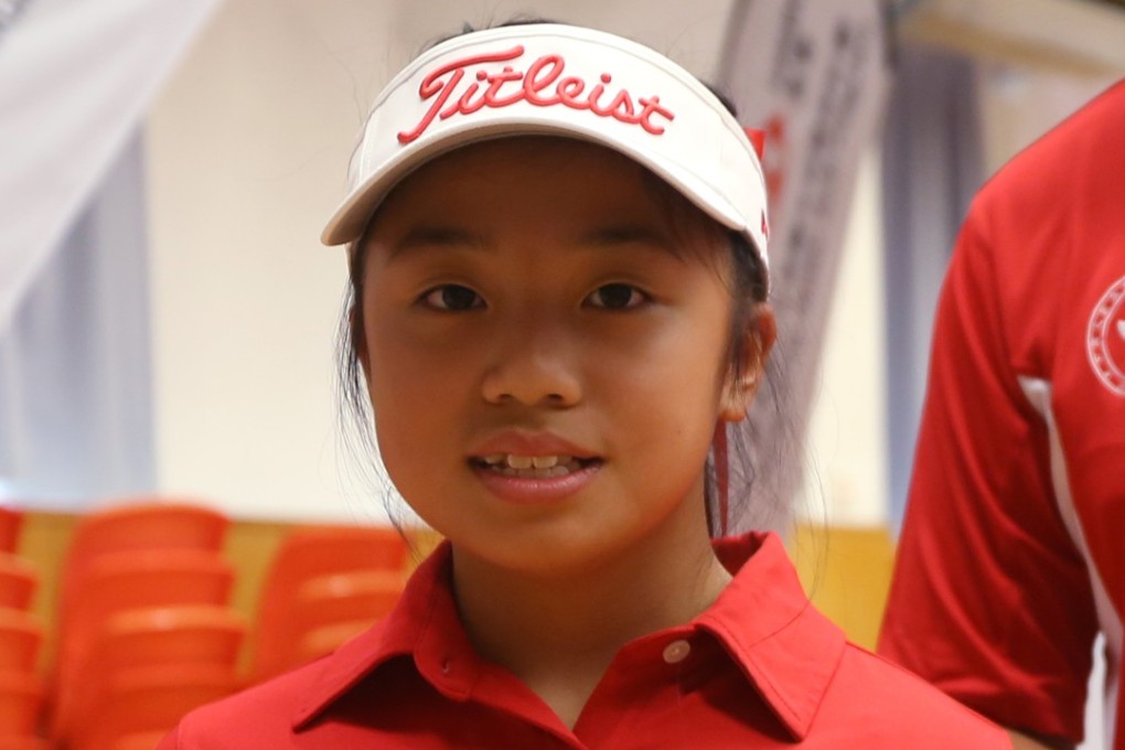 Hong Kong golfing prodigy Arianna Lau dreams of playing in the Hong Kong Ladies Open. Photos: Xiaomei Chen