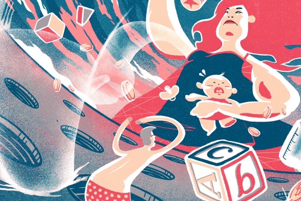 Having children puts a heavy strain on a relationship. Illustration: Perry Tse