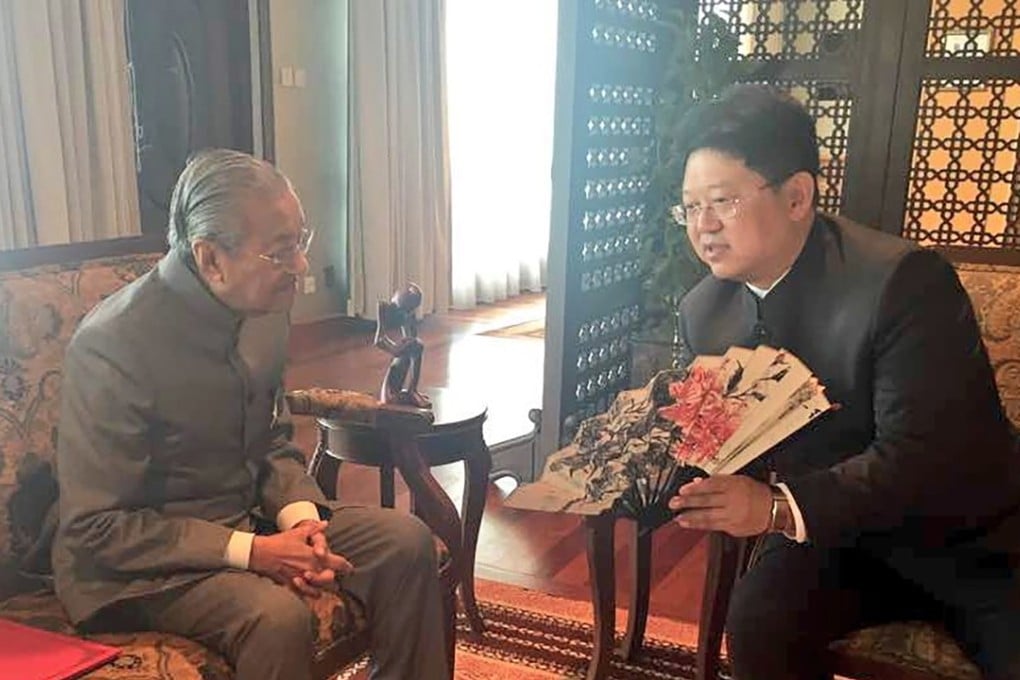 China’s ambassador to Malaysia Bai Tian, pictured with Prime Minister Mahathir Mohamad: “Today’s China is even more important than the China during Mahathir’s first term in office.” Photo: Twitter