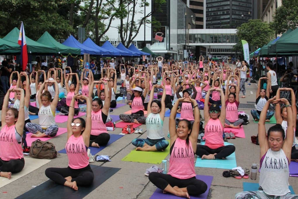 Celebrate the International Day of Yoga on June 21 in Hong Kong.