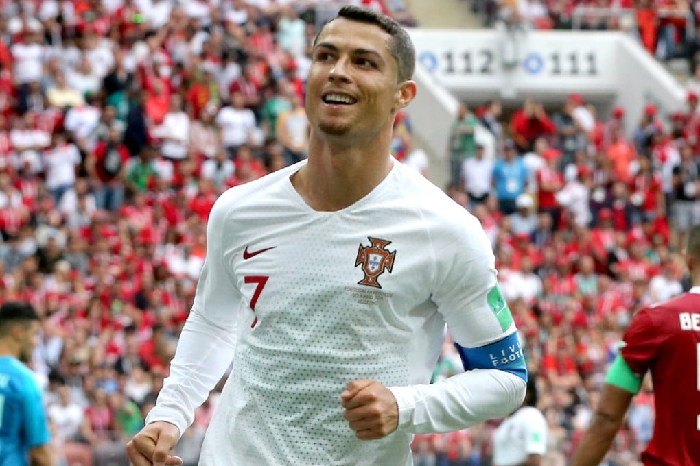 Cristiano Ronaldo is leading scorer at the World Cup with four goals – and the normally clean-shaven star has attracted attention for his new goatee. Photo: EPA