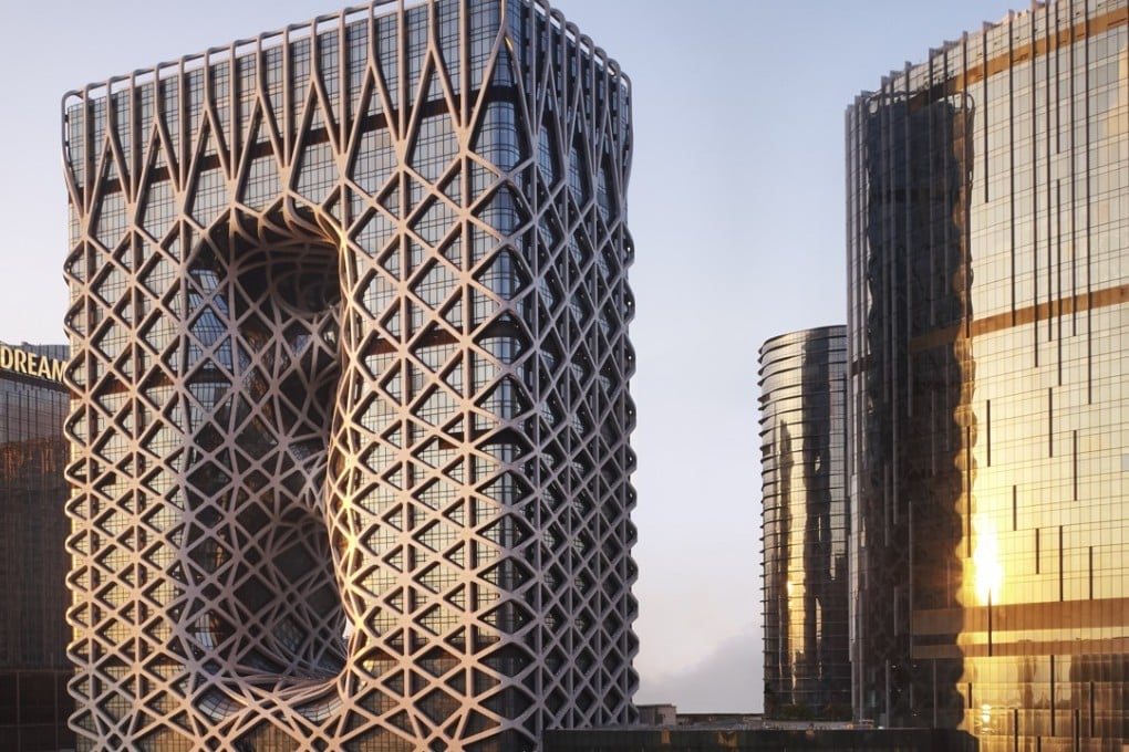 The monolithic Morpheus makes its mark on Macau’s eclectic skyline with a high-rise, aluminium exoskeleton.