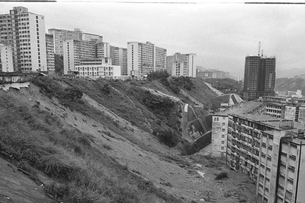 A mudslide in Sau Mau Ping in 1972 killed 71 people. Photo: Sunny Lee