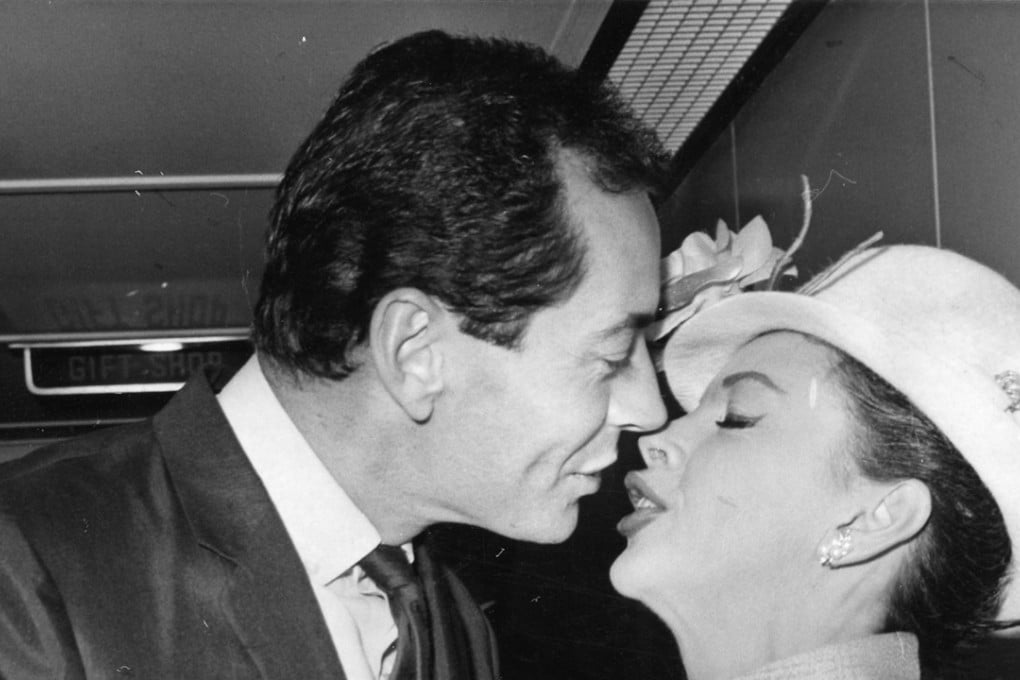 Actress Judy Garland with soon-to-be fourth husband Mark Herron aboard the Japan-bound liner President Roosevelt as they prepared to leave Hong Kong after a chaotic June 1964 visit during which she fell into a coma and was wrongly reported to have died. Her stay is the subject of a new play opening in Hong Kong. Photo: SCMP