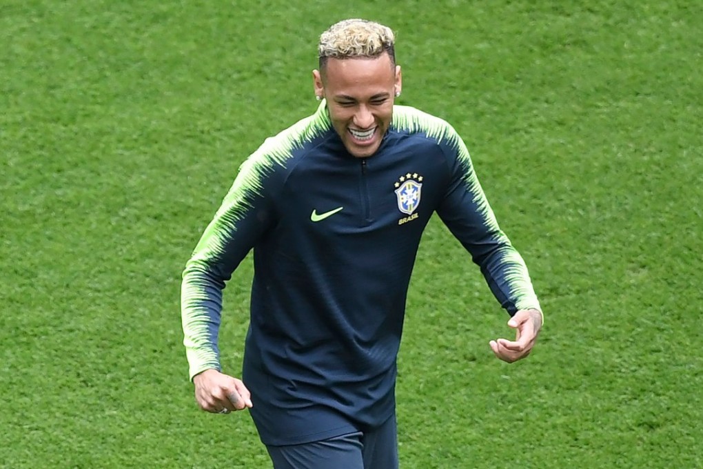 Brazil forward Neymar has been passed fit to start against Costa Rica in their World Cup group E clash. Photo: AFP