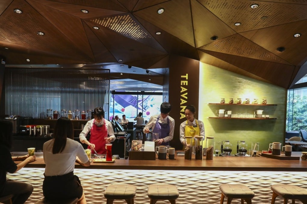 Inside Starbucks in flagship store in Causeway Bay. Photo: Nora Tam