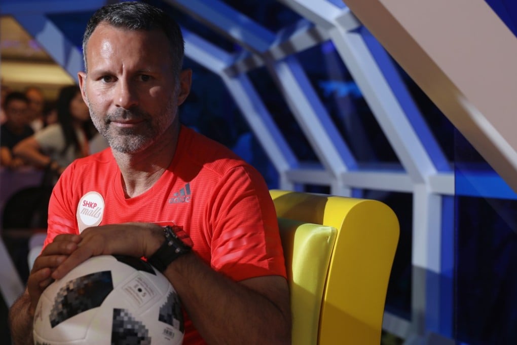 Former Welsh footballer Ryan Giggs who played for Manchester United poses for a portrait during a Father’s Day function organised by East Point City, photographed in Tseung Kwan O. Photo: Sam Tsang