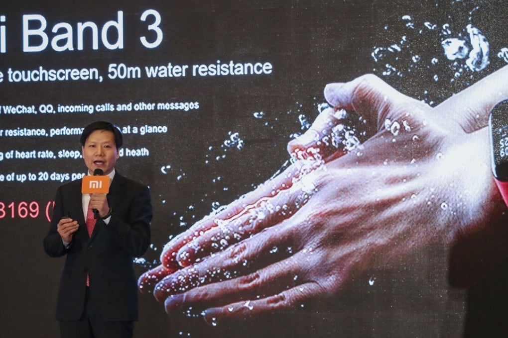 Founder and Executive Director and Chief Executive Officer of Xiaomi, Lei Jun at the Xiaomi Management Presentation and media questions and answers, at the Four Seasons Hotel in Central. 23JUN18 SCMP / Edward Wong
