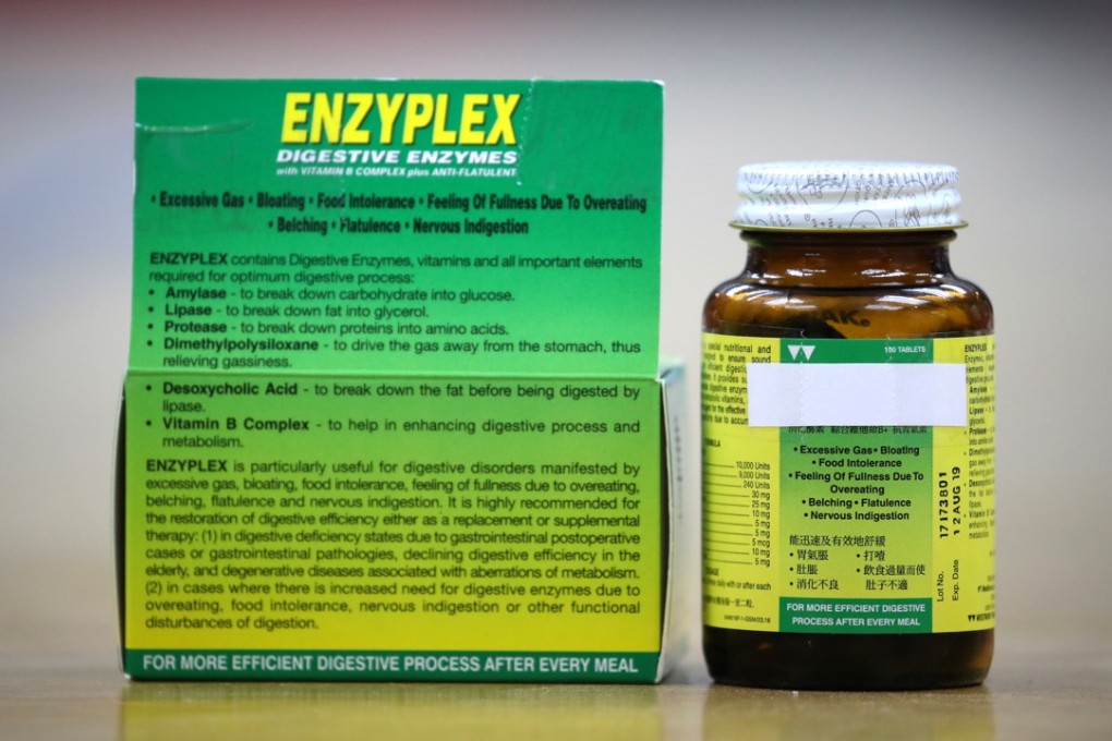 On Thursday the Hospital Authority announced that a type of Monascus mould had been found on Enzyplex tablets imported from Indonesia. Photo: Edward Wong