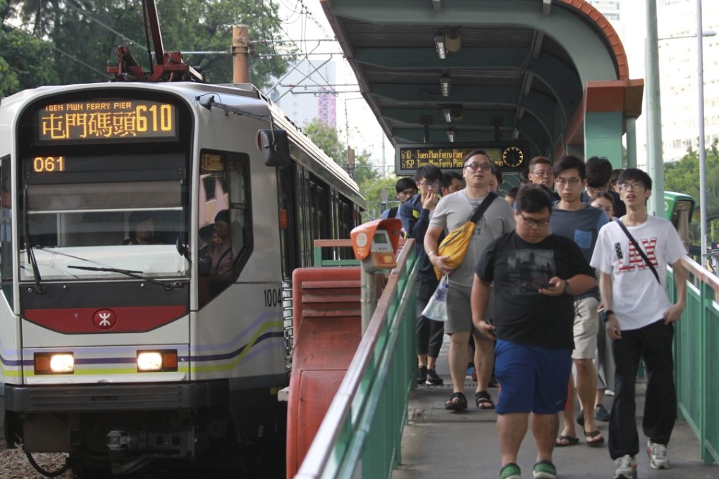 Hong Kong’s Light Rail covers the northwestern New Territories. Photo: May Tse