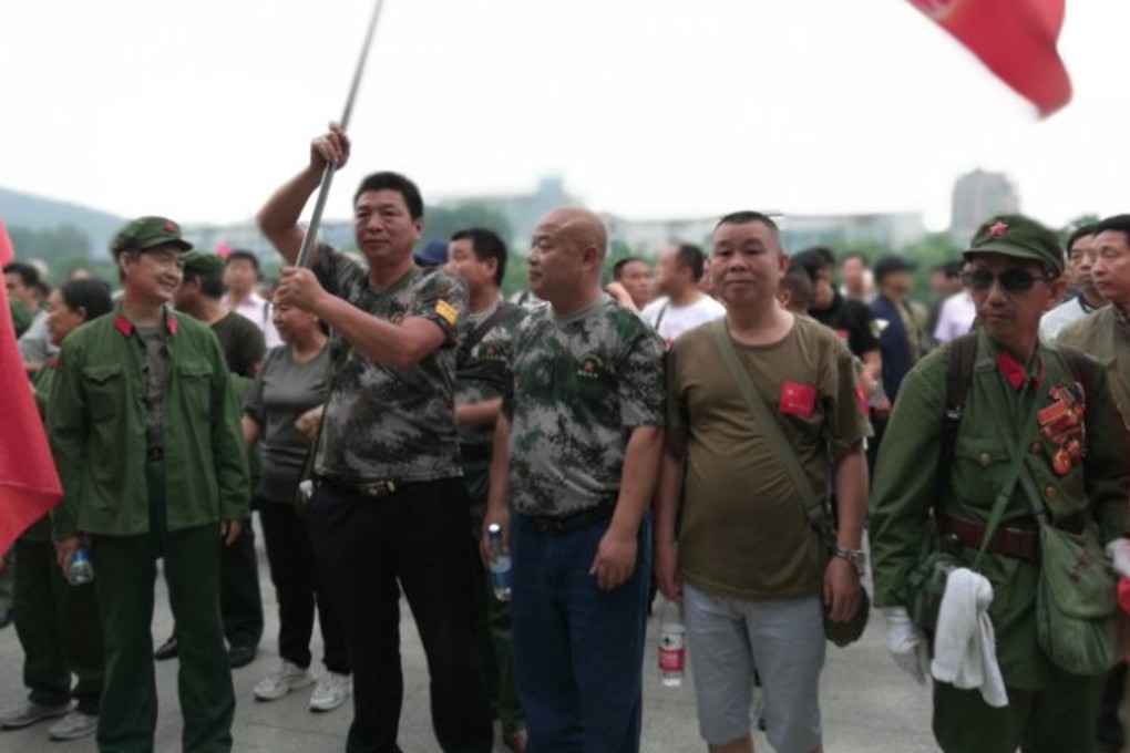 A five-day protest by thousands of retired military personnel was brought to an end on Sunday by armed police, witnesses said. Photo: Handout