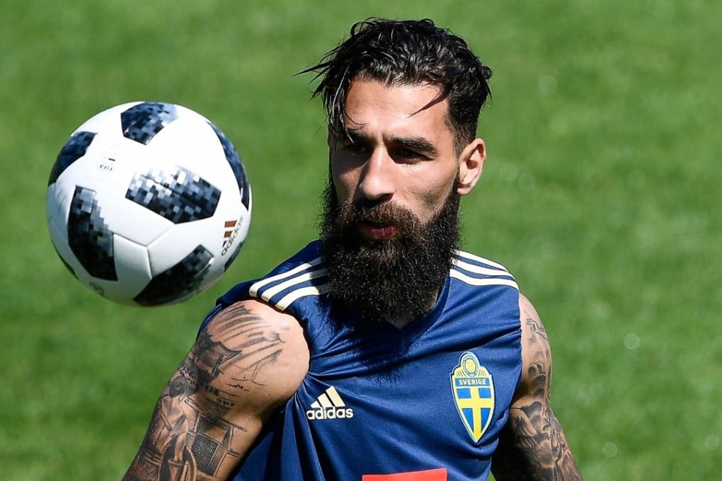 Sweden midfielder Jimmy Durmaz speaks out against racism. Photo: AFP