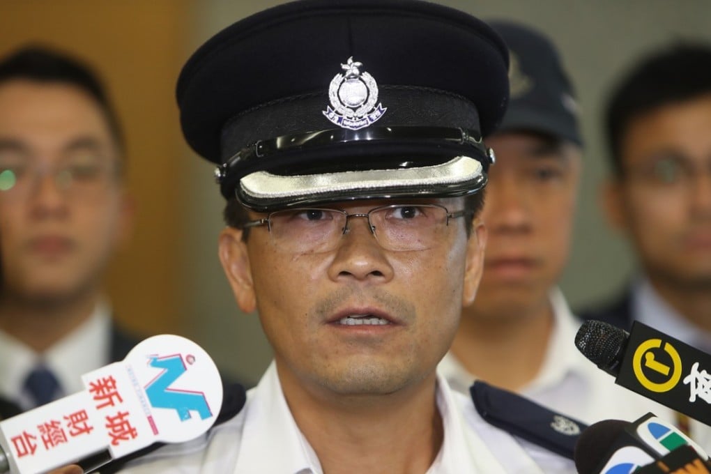 Senior superintendent Tse Ming-yeung has warned pro-democracy supporters not to try and join the march along the route. Photo: Winson Wong