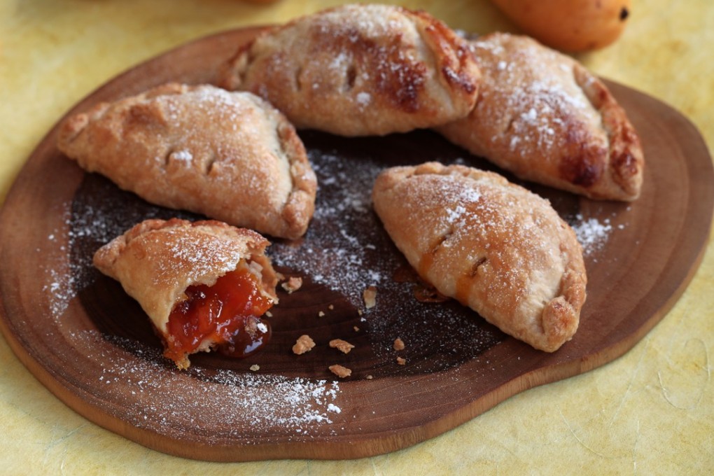 Rough puff pastry is ideal for making delicious jam turnovers. Photography: Jonathan Wong. Styling: Nellie Ming Lee