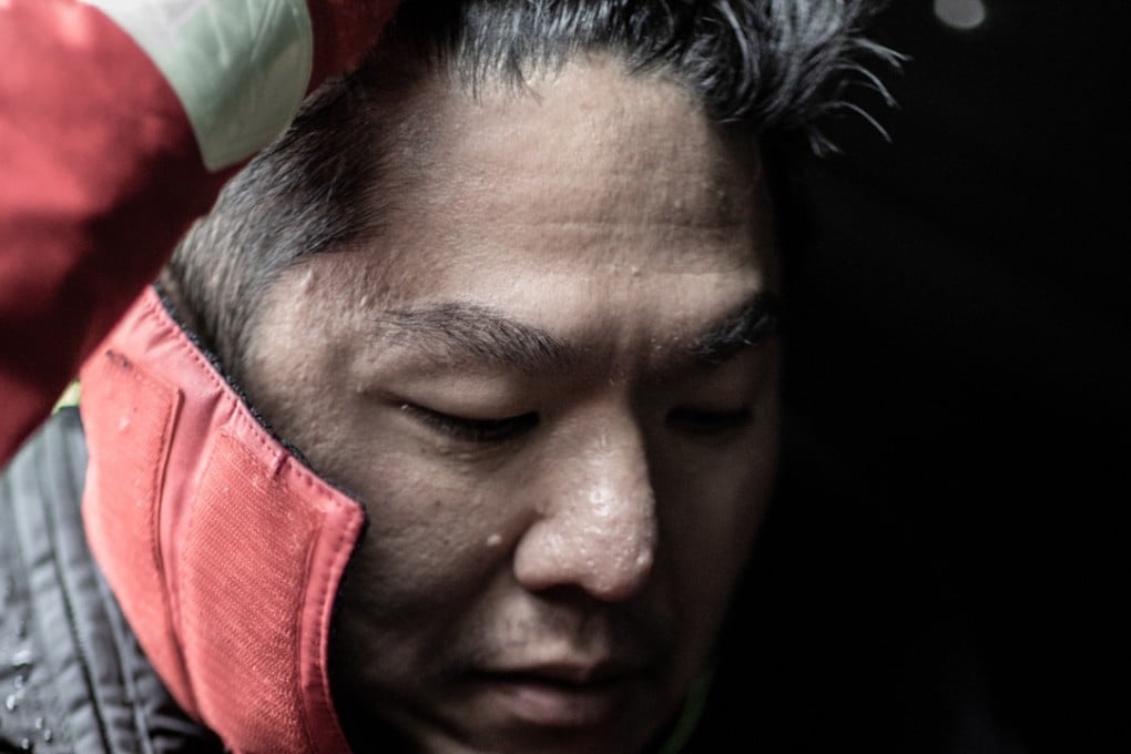 Scallywag owner Lee Seng Huang after duty on deck. Photo: Konrad Frost/Volvo Ocean Race