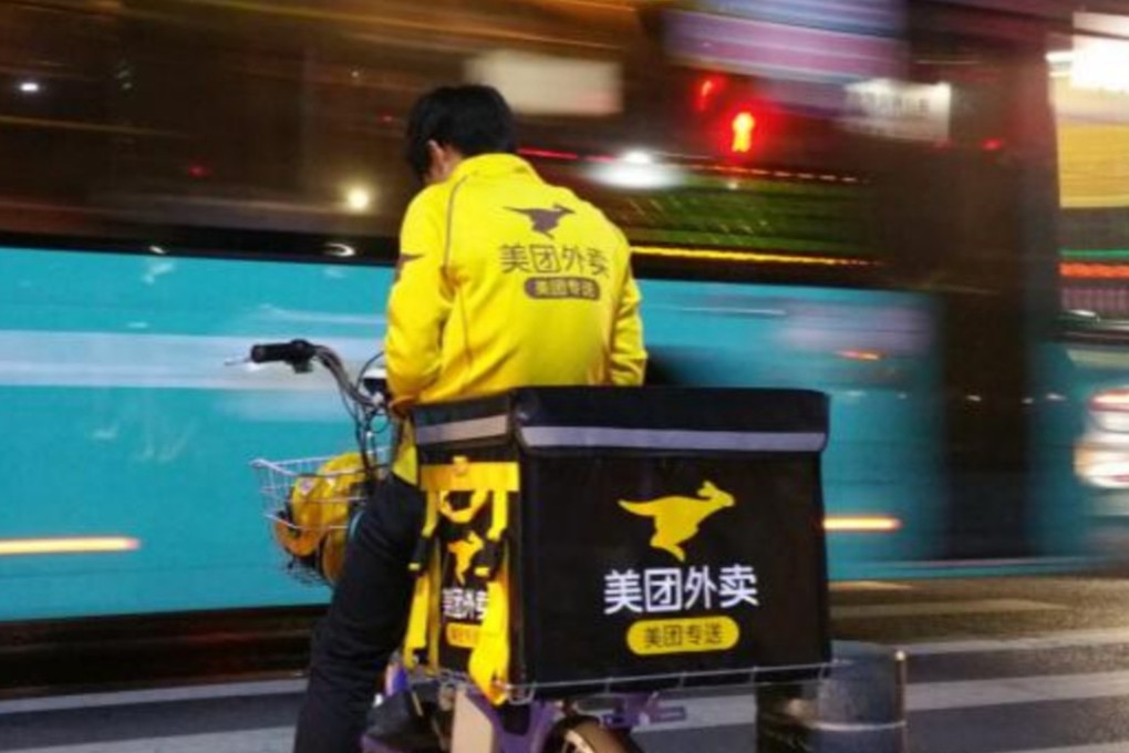 A Meituan delivery driver. Photo: Handout
