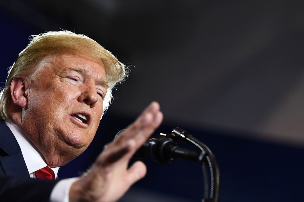 US President Donald Trump speaks at a rally in West Columbia, South Carolina, on June 25. Trump claims that trade wars are easy to win. Not only is he at risk of underestimating his adversary, but he may be even more at risk of overestimating America’s strength. Photo: AFP