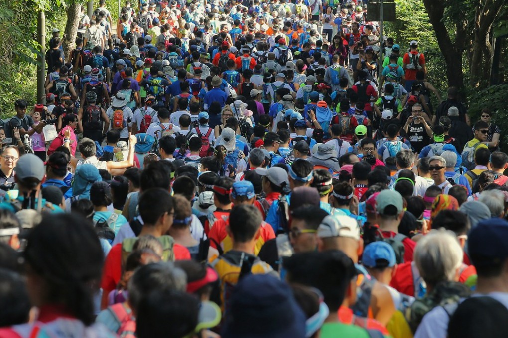 The Oxfam Trailwalker has more runners than any other race in Hong Kong, but only 22.2 per cent of them are women. Photo: Dickson Lee